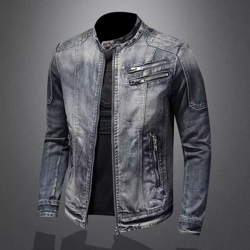 DAMIANO™ | VESTE EN DENIM STYLE VINTAGE