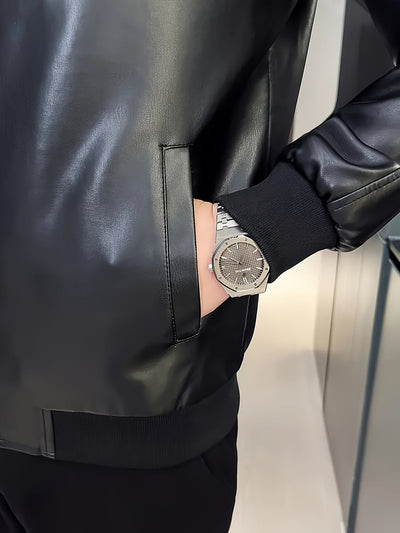 Veste de baseball décontractée avec caractère