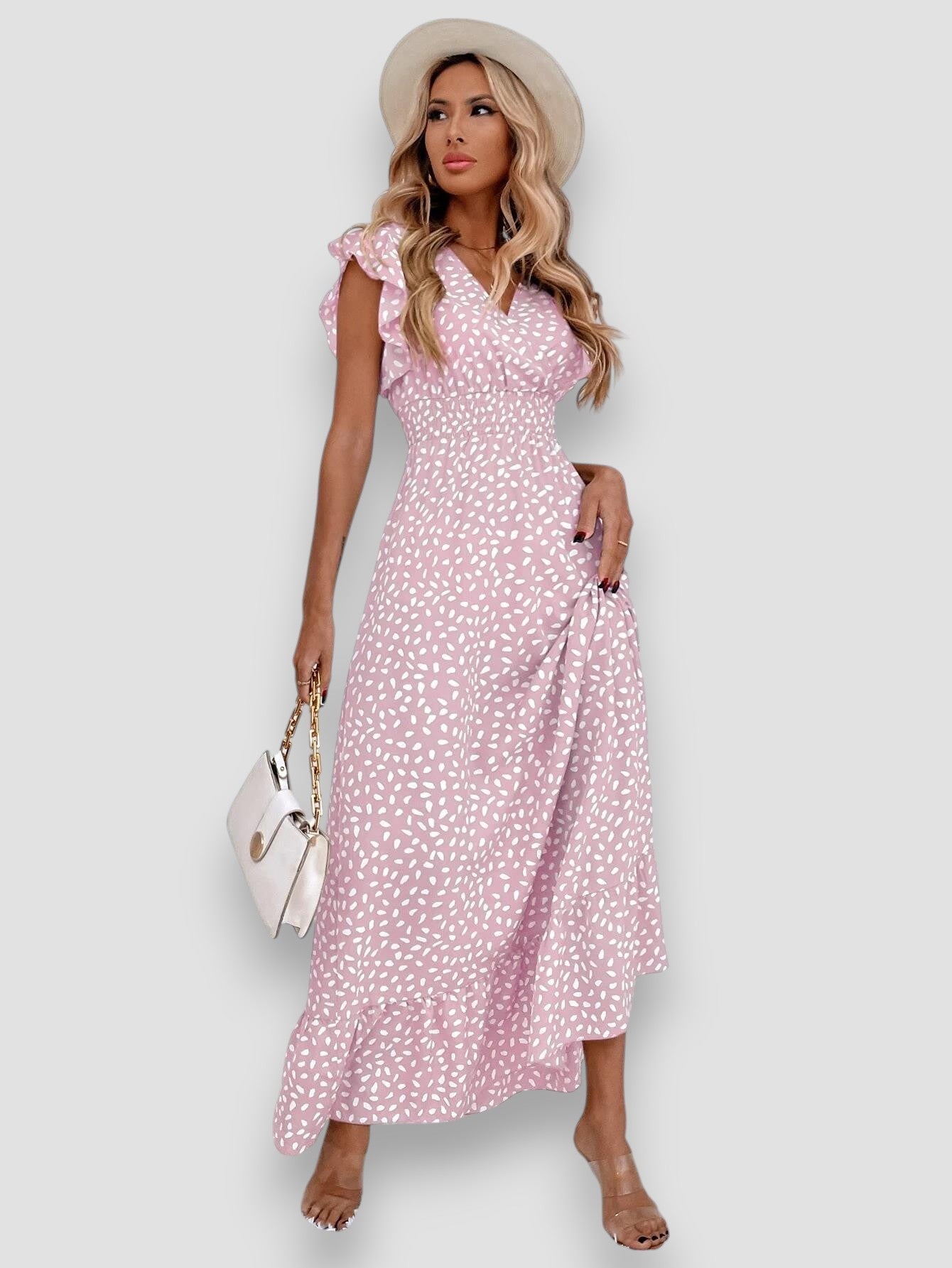Antonella | Robe avec volant