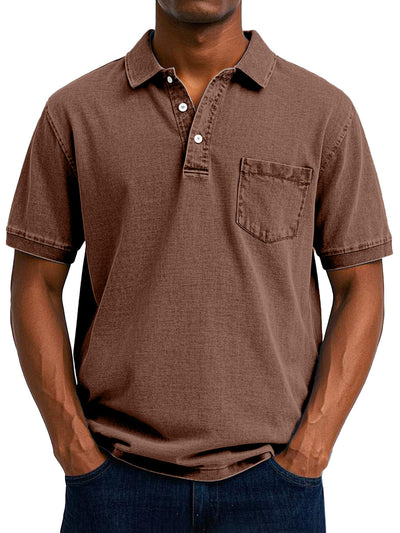 Maxime™  | Chemise Polo Vintage Décontractée