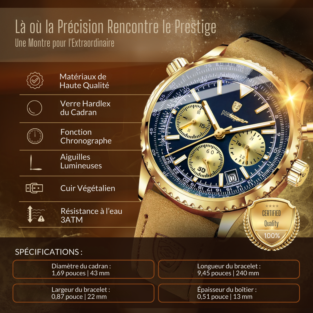 Montre Chronographe de Luxe