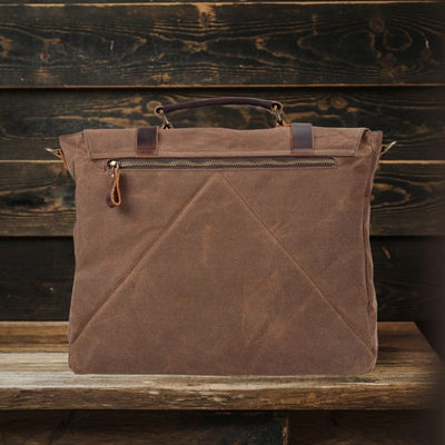 BRUGES | Sac Messager en Toile et Cuir