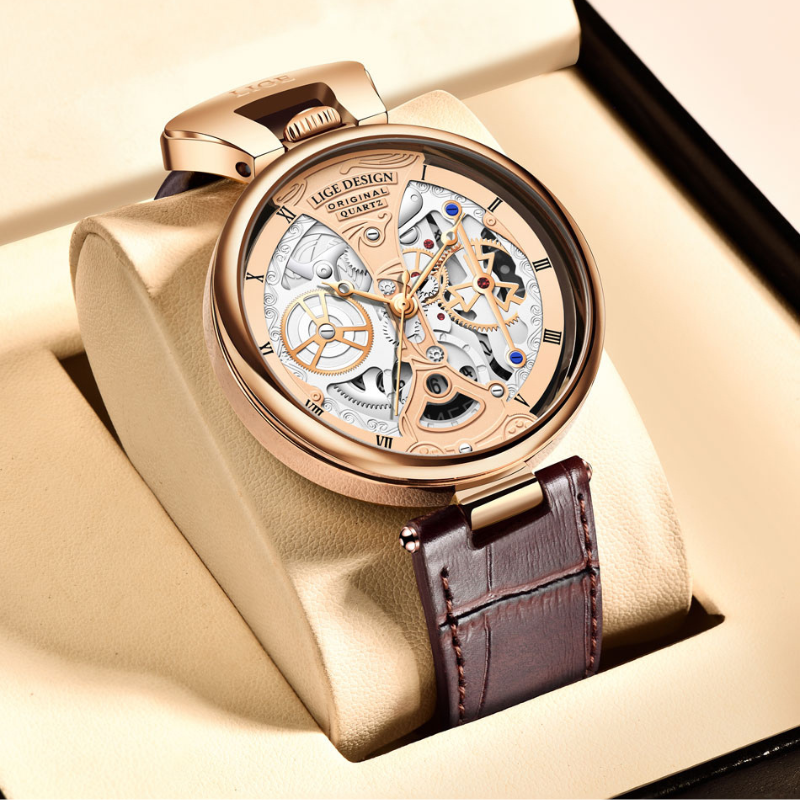 Montre d'affaires creuse à la mode