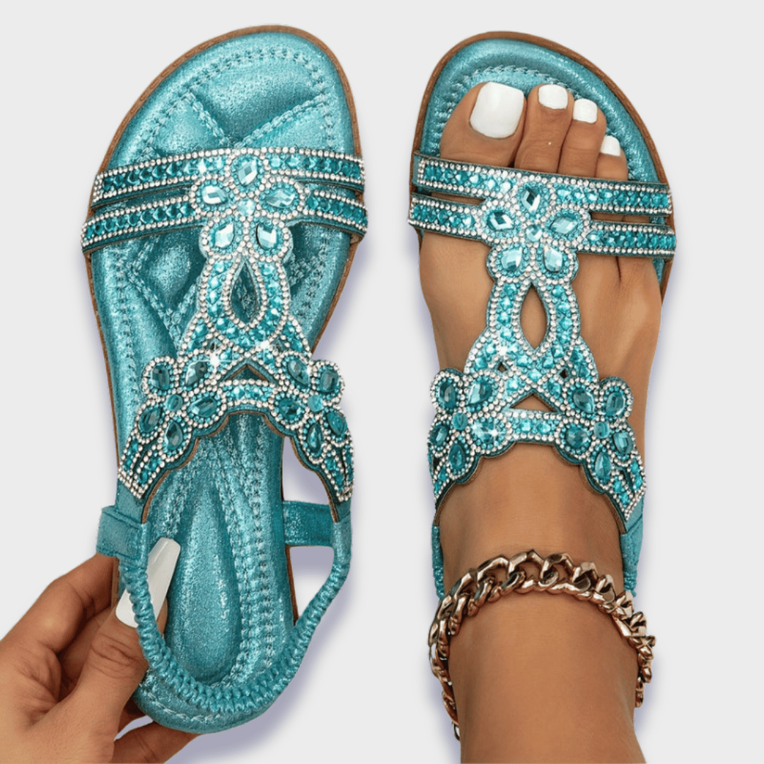 Franziska | Sandales Boho Orthopédiques en Matériaux Premium