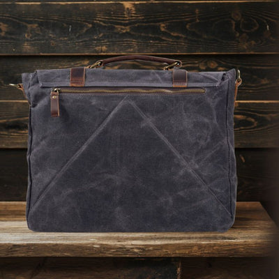 BRUGES | Sac Messager en Toile et Cuir