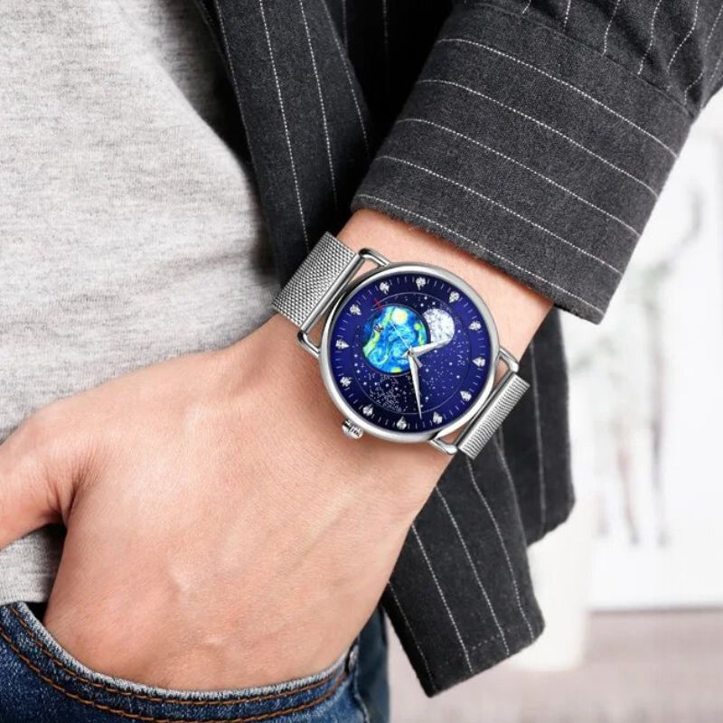 Montre Mécanique Lumineuse au Clair de Lune