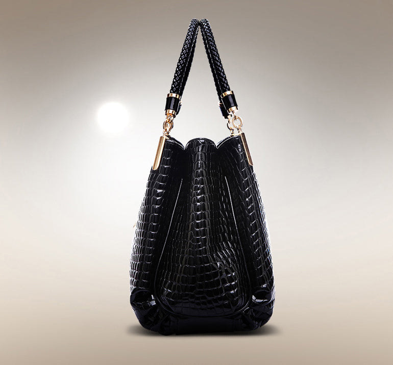 Isabella™ Élégance Durable | Sac à Main avec Motif Crocodile