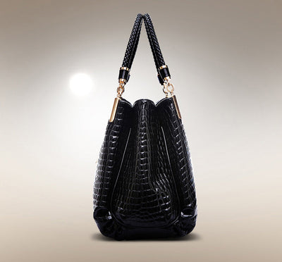 Isabella™ Élégance Durable | Sac à Main avec Motif Crocodile