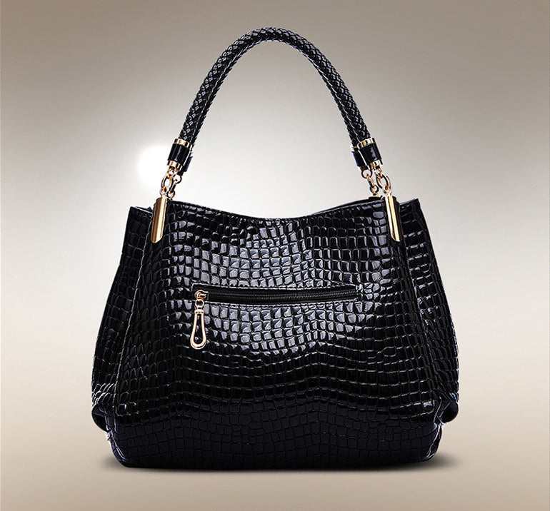 Isabella™ Élégance Durable | Sac à Main avec Motif Crocodile