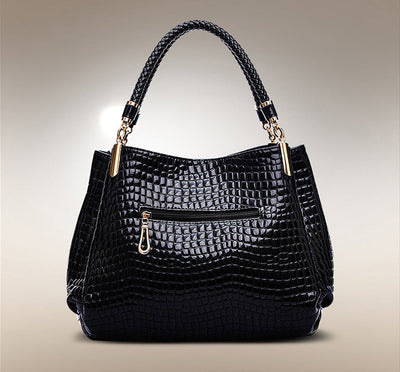 Isabella™ Élégance Durable | Sac à Main avec Motif Crocodile