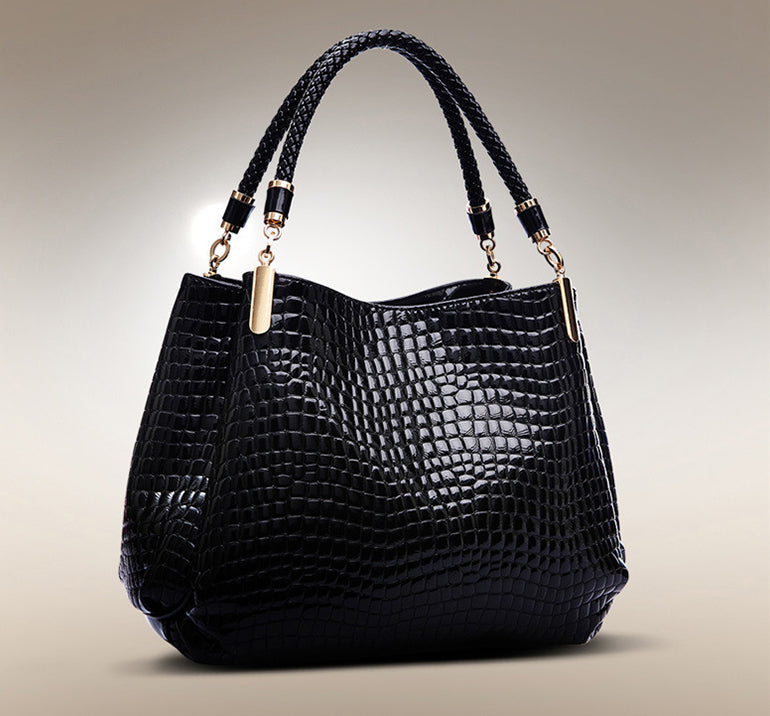 Isabella™ Élégance Durable | Sac à Main avec Motif Crocodile