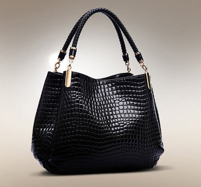 Isabella™ Élégance Durable | Sac à Main avec Motif Crocodile