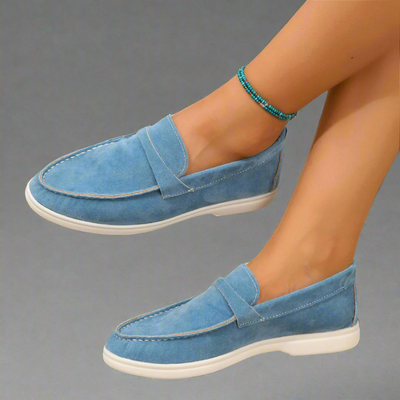 Hannah | Mocassins en Suède Élégants