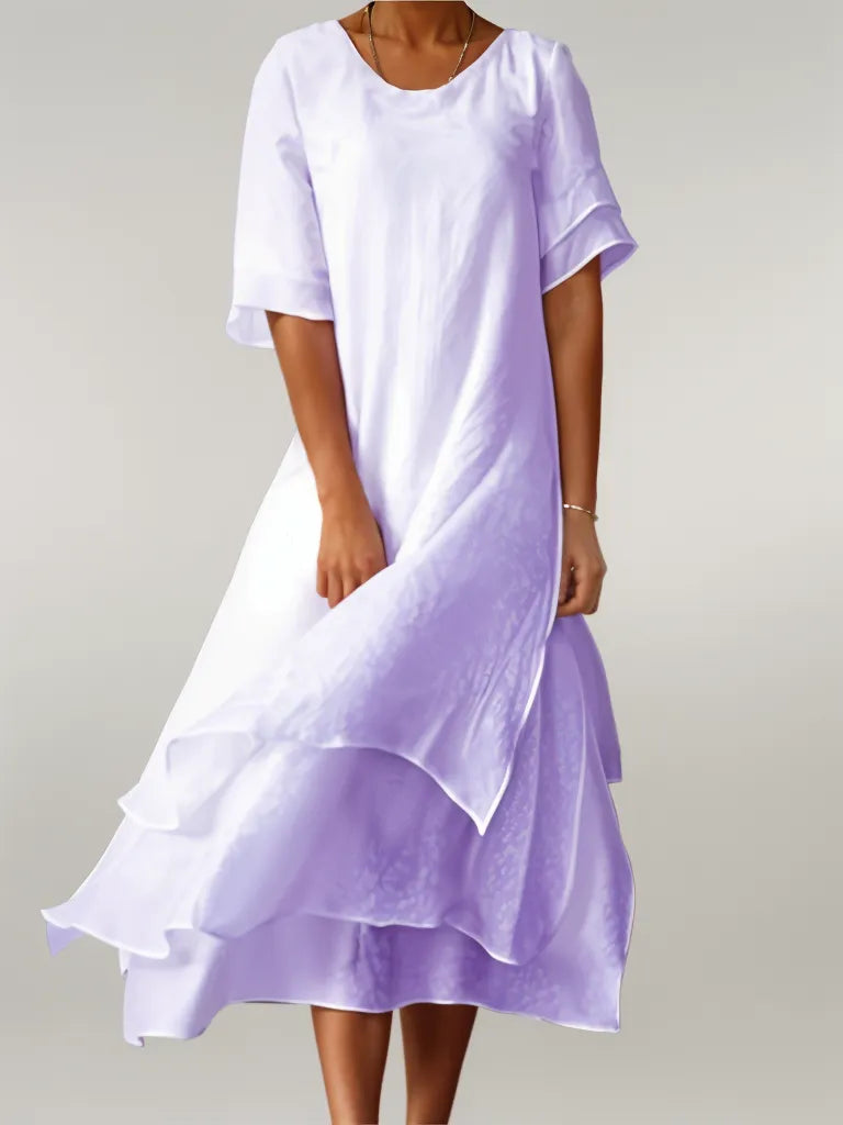 Eloise | Robe Midi Style Superposée