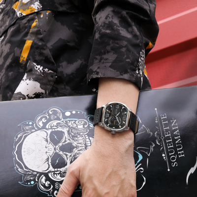Montre de Sport en Cuir Premium