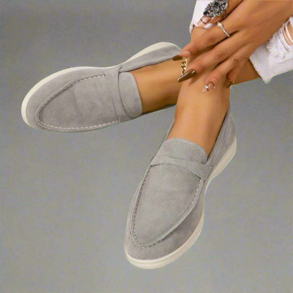 Hannah | Mocassins en Suède Élégants