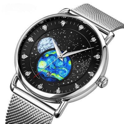 Montre Mécanique Lumineuse au Clair de Lune