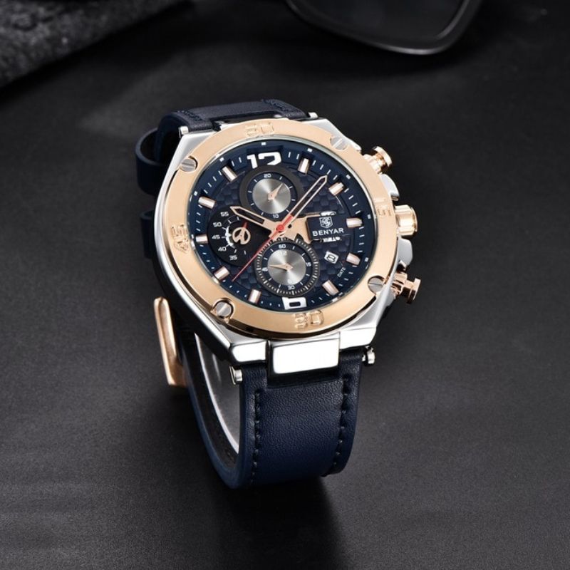 Montre Chronographe Sport Multifonction Quartz