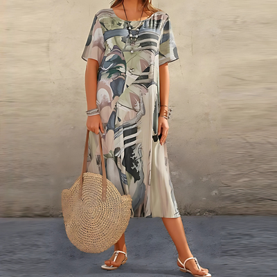 Filomena | Robe Abstraite Stylée