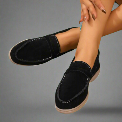 Hannah | Mocassins en Suède Élégants