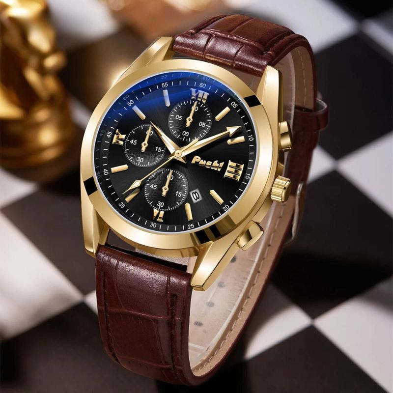 Montre à Quartz d'Affaires pour Hommes
