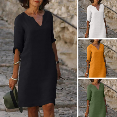 Helena | Robe élégante avec décolleté en V