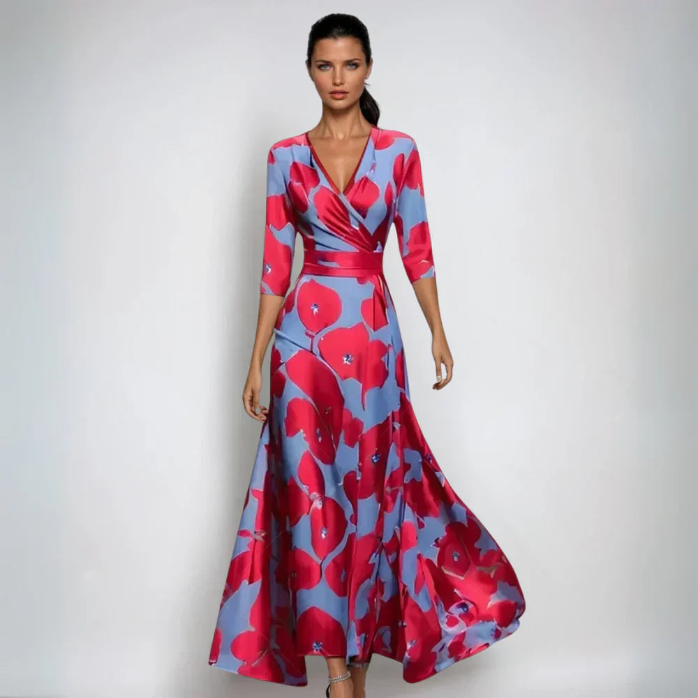 Erica - Élégante robe florale
