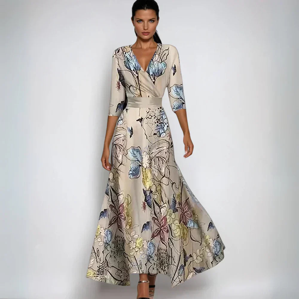 Erica - Élégante robe florale