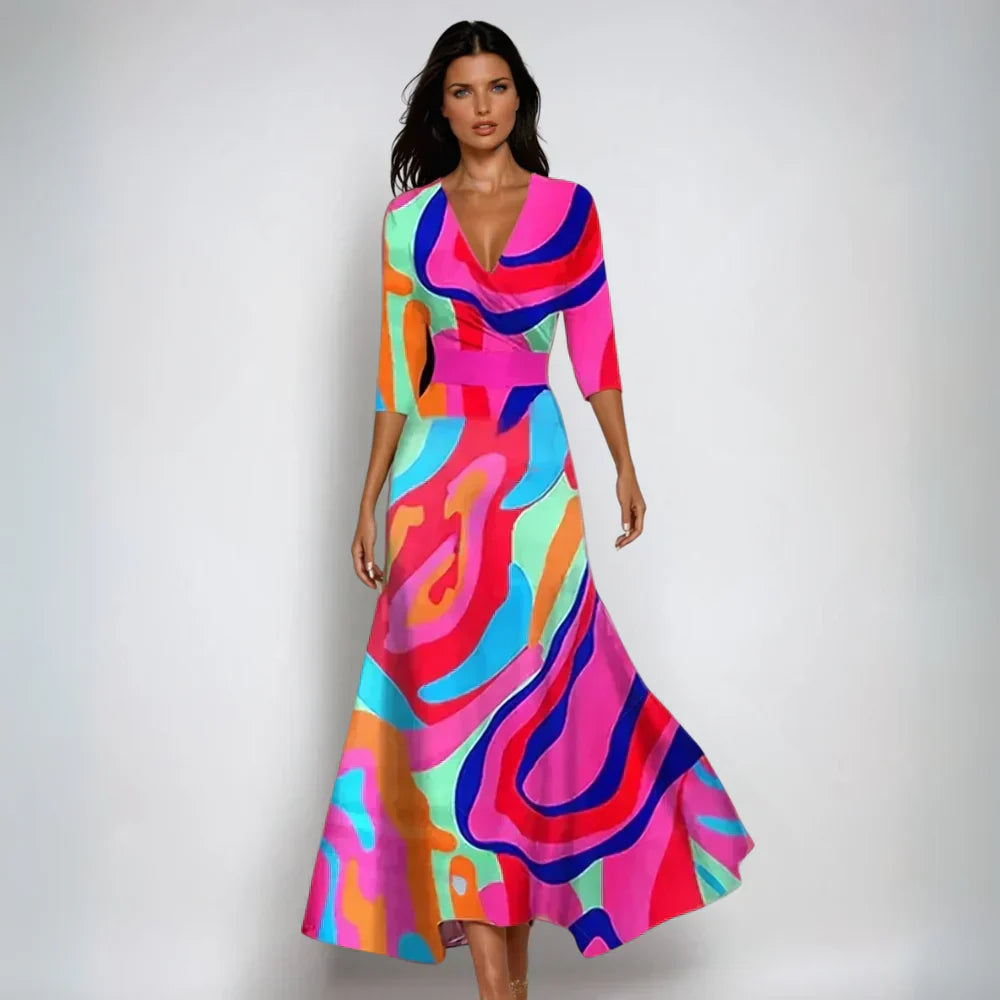 Erica - Élégante robe florale