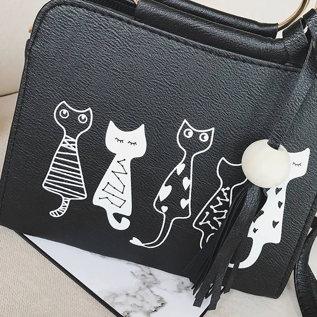 Layla™ - Sac à main mignon et élégant en forme de chat
