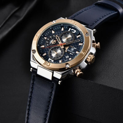 Montre Chronographe Sport Multifonction Quartz