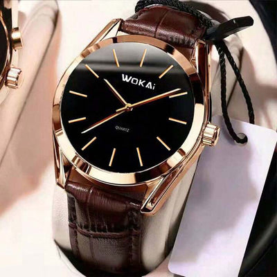 Montre Quartz Casuelle Or Rose