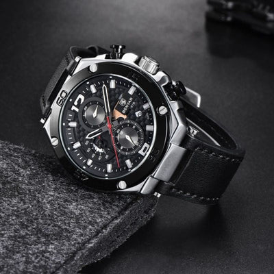 Montre Chronographe Sport Multifonction Quartz