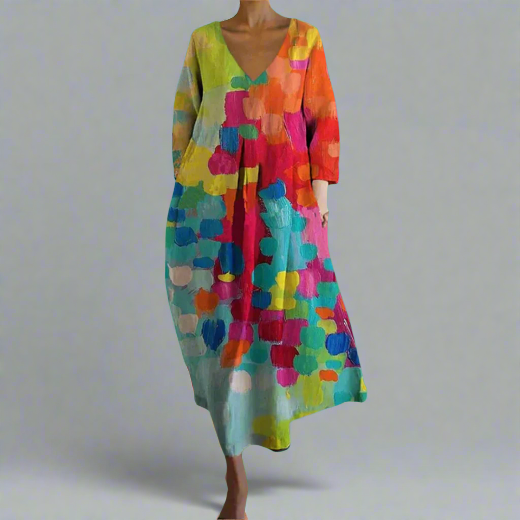 Ursina | Robe Élégante à Col V