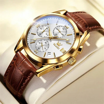 Montre Chronographe Lumineuse en Quartz