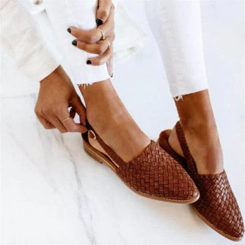 Cleo | Ballerines Tissées Élégantes