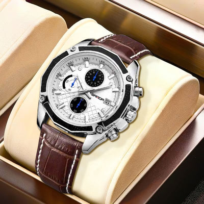 Montre de Course Chronographe en Quartz