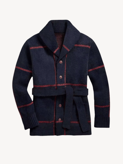 Achille - Cardigan Élégant avec Ceinture