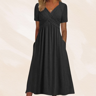 Mirella™ | Robe élégante avec décolleté en V