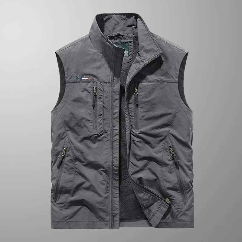 Casper – Gilet cargo respirant avec poches multiples