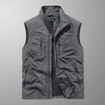 Casper – Gilet cargo respirant avec poches multiples