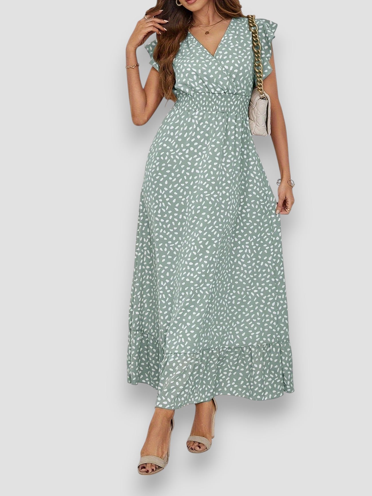 Antonella | Robe avec volant
