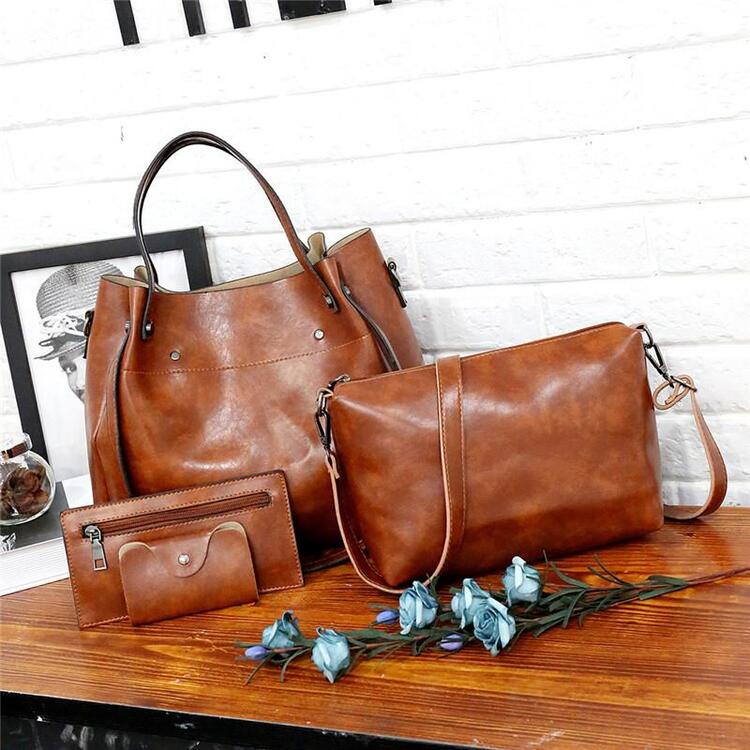 Riley™ - Ensemble de Sacs Vintage Doux de 4 Pièces