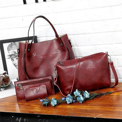 Riley™ - Ensemble de Sacs Vintage Doux de 4 Pièces