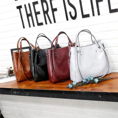 Riley™ - Ensemble de Sacs Vintage Doux de 4 Pièces