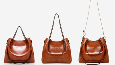 Riley™ - Ensemble de Sacs Vintage Doux de 4 Pièces