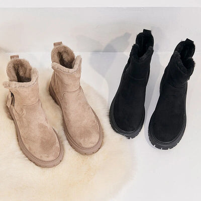 Monique - Bottes chaudes zippées et élégantes