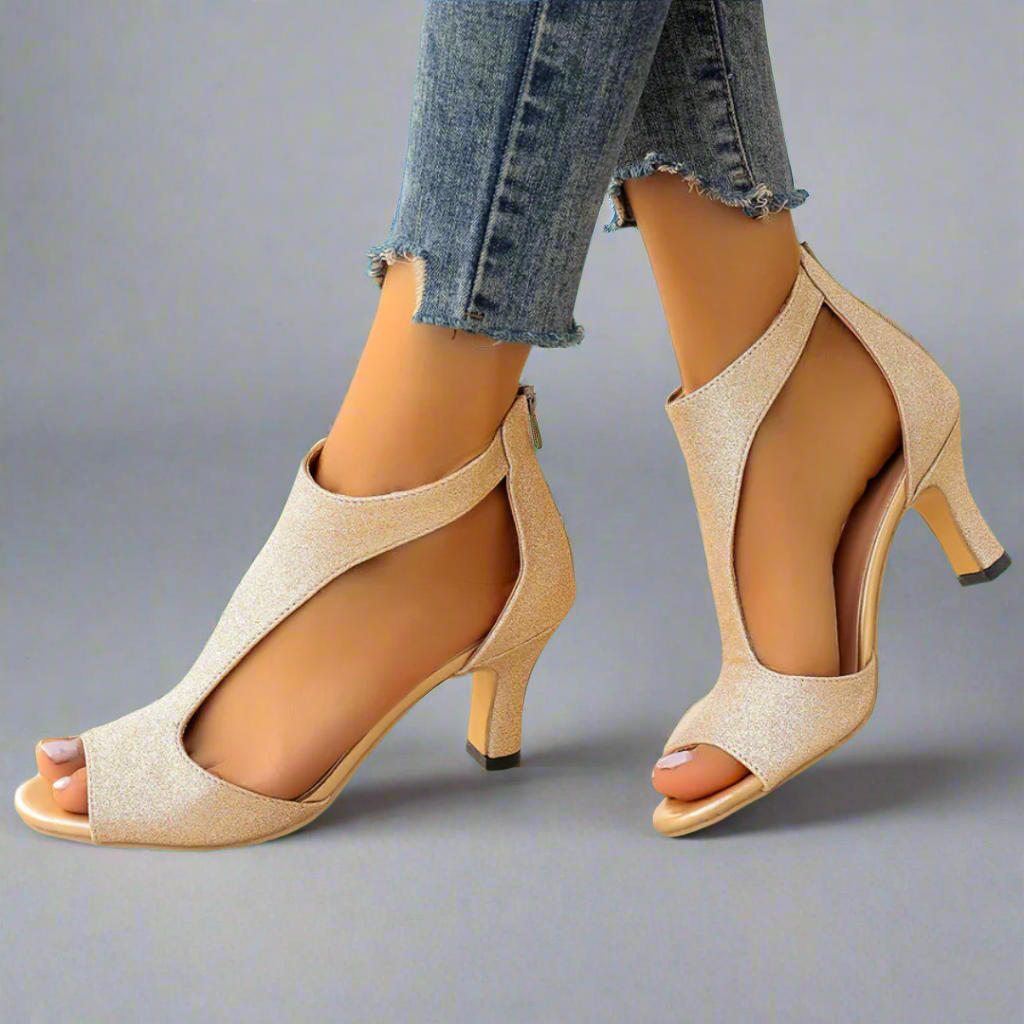 Heidrun | Sandales Élégantes et Confortables à Talons