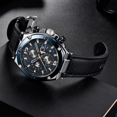 Montre Chronographe Sport Multifonction Quartz