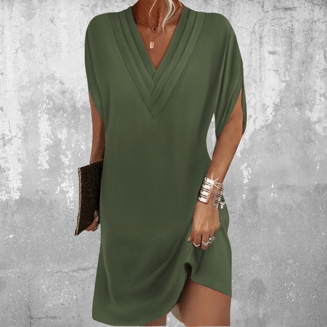 Amelia | Robe Élégante qui Couvre le Ventre